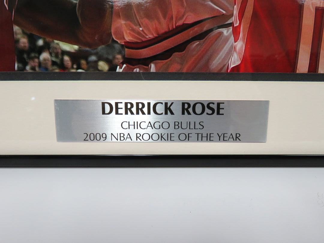 Autographed Derrick Rose Photograph