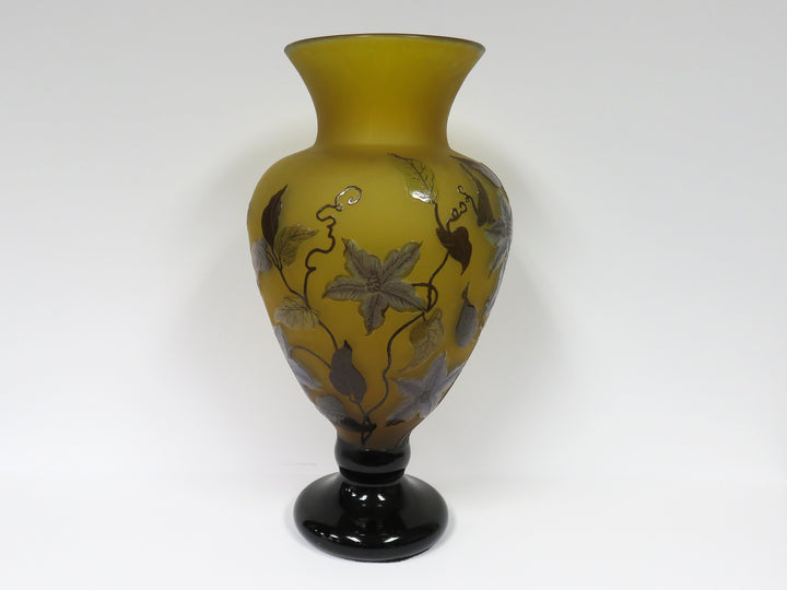 Art Nouveau Cameo Glass Vase
