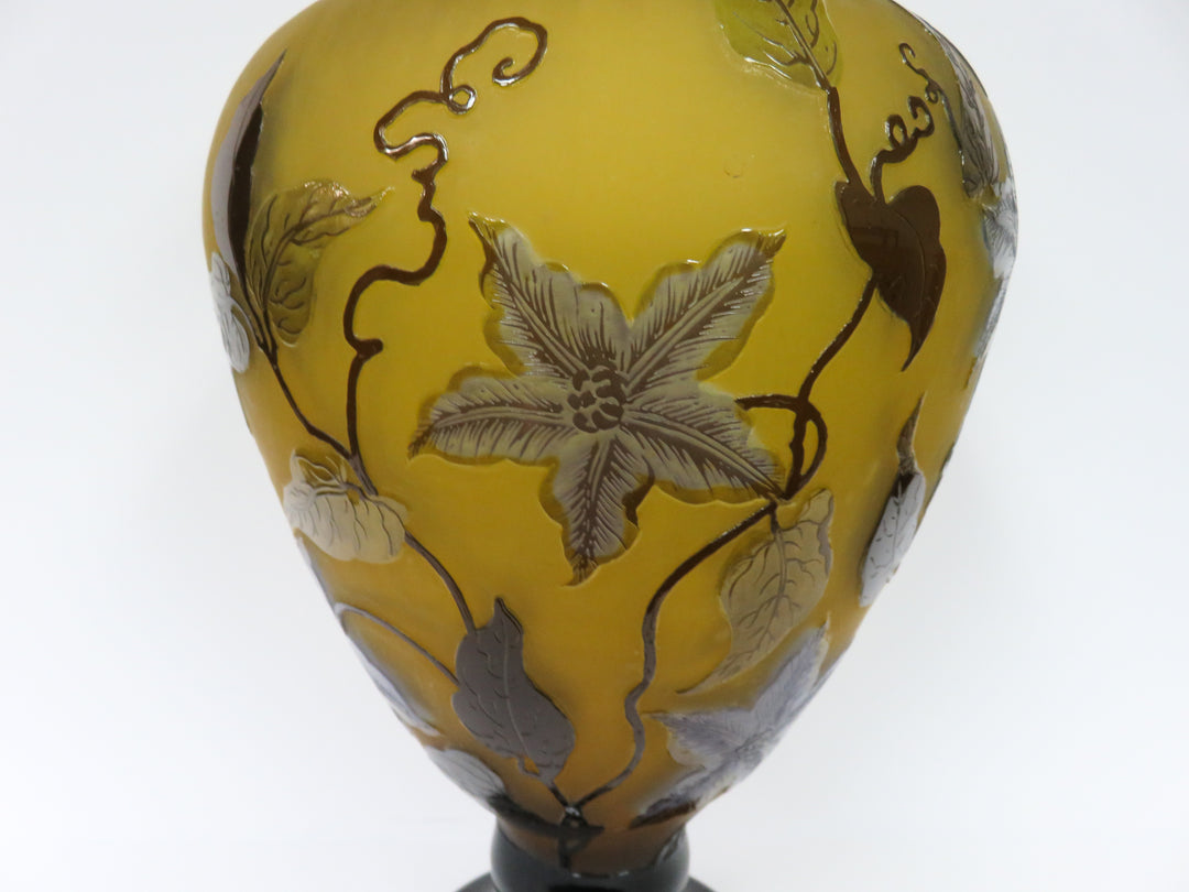 Art Nouveau Cameo Glass Vase