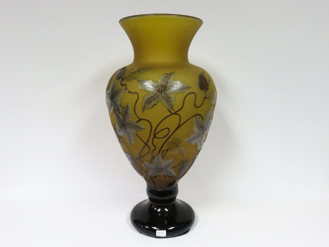 Art Nouveau Cameo Glass Vase