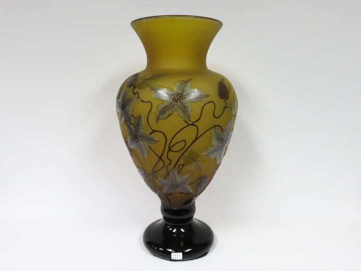 Art Nouveau Cameo Glass Vase