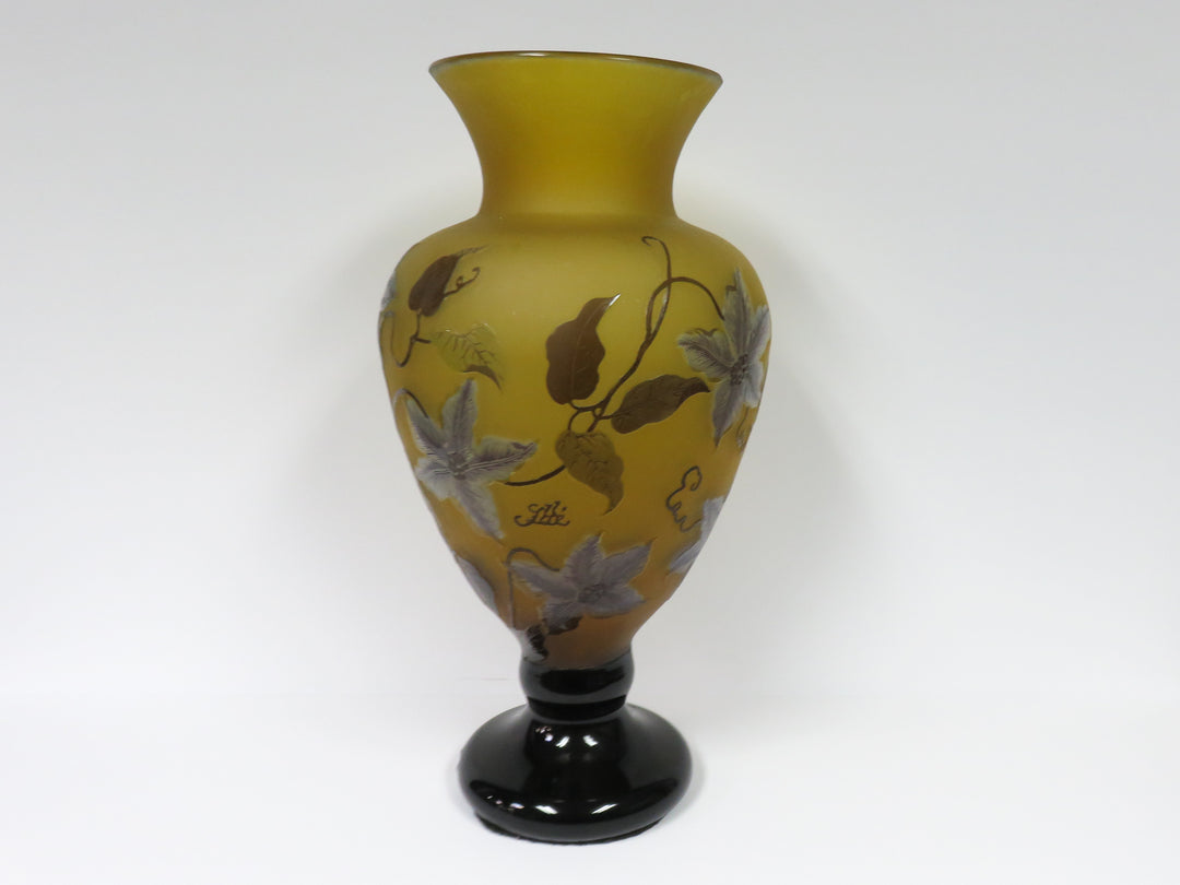Art Nouveau Cameo Glass Vase