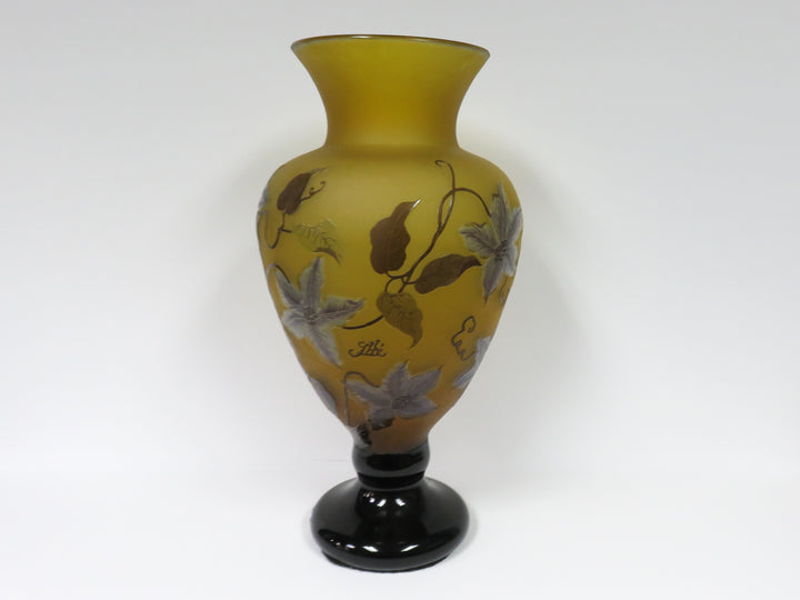 Art Nouveau Cameo Glass Vase