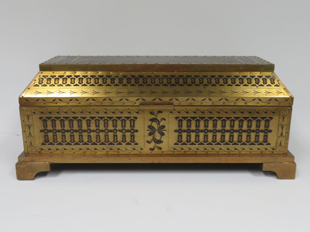 Metal Overlay Decorative Box