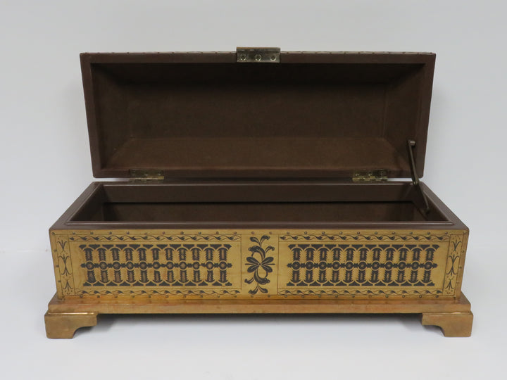 Metal Overlay Decorative Box