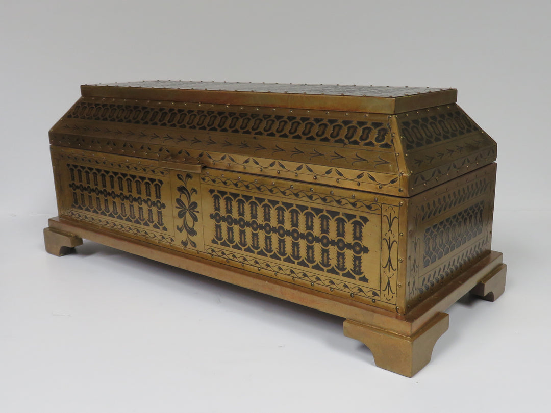 Metal Overlay Decorative Box