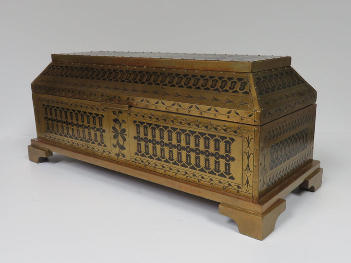 Metal Overlay Decorative Box