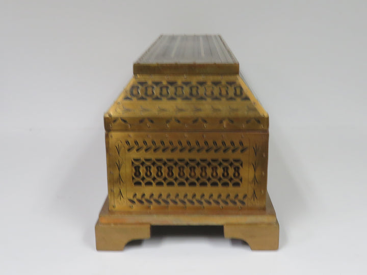Metal Overlay Decorative Box