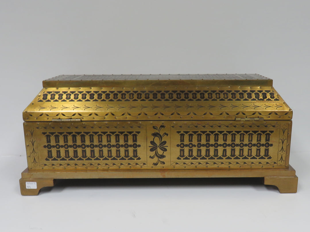 Metal Overlay Decorative Box
