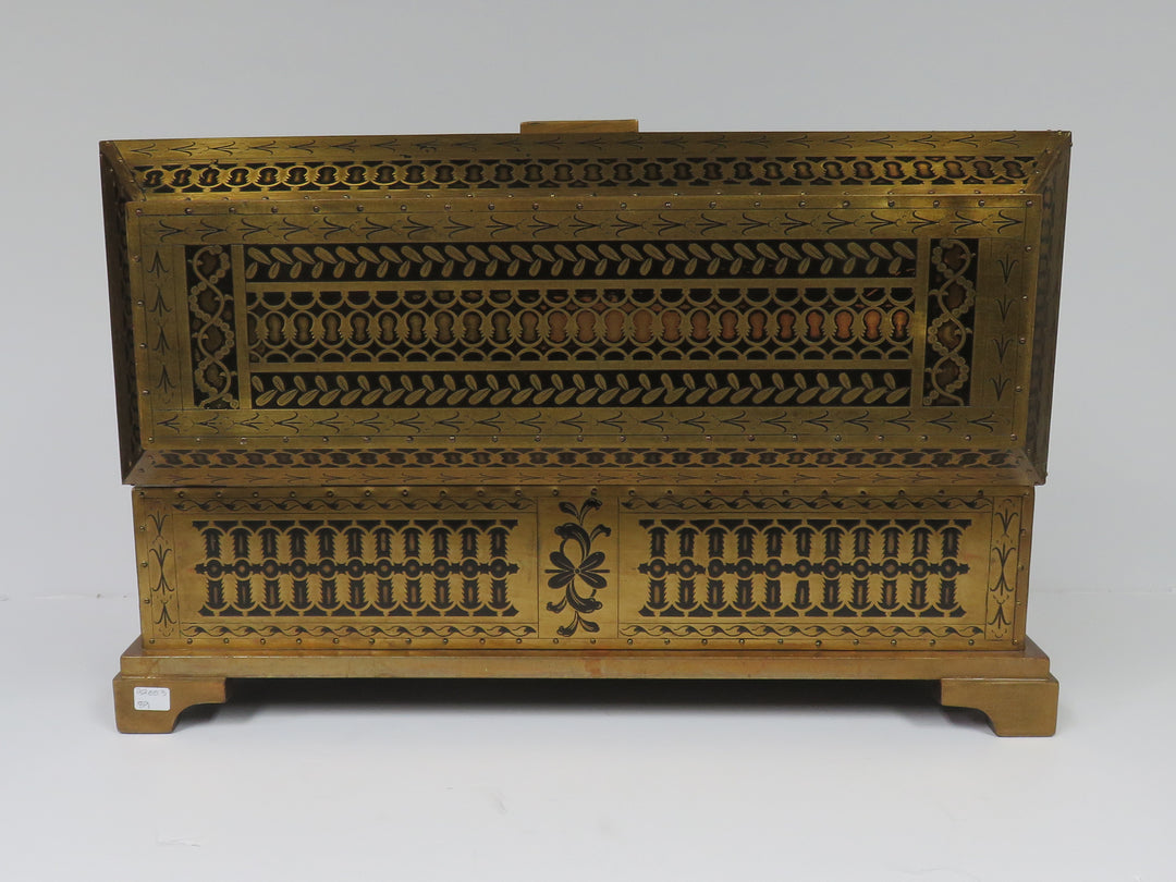 Metal Overlay Decorative Box