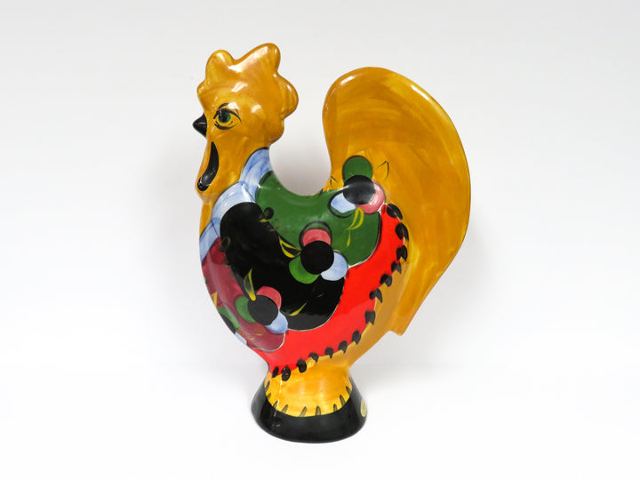 Colorful Rooster Sculpture