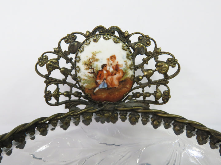 Vintage Opalescent Trinket Dish