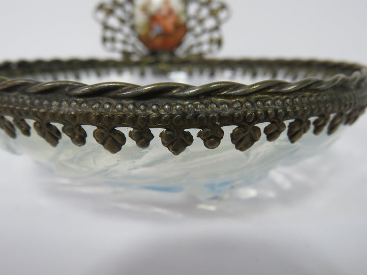 Vintage Opalescent Trinket Dish
