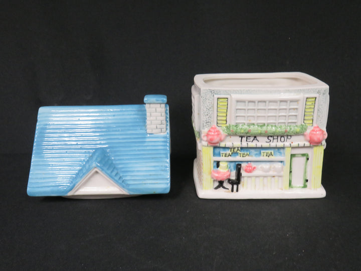 Tea Shop Cookie Jar