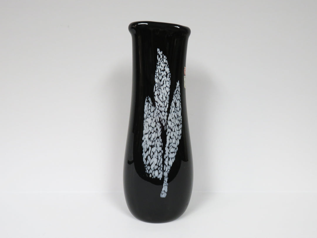 MCM Style Black Vase