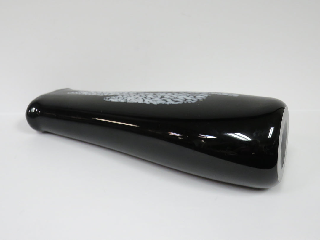 MCM Style Black Vase
