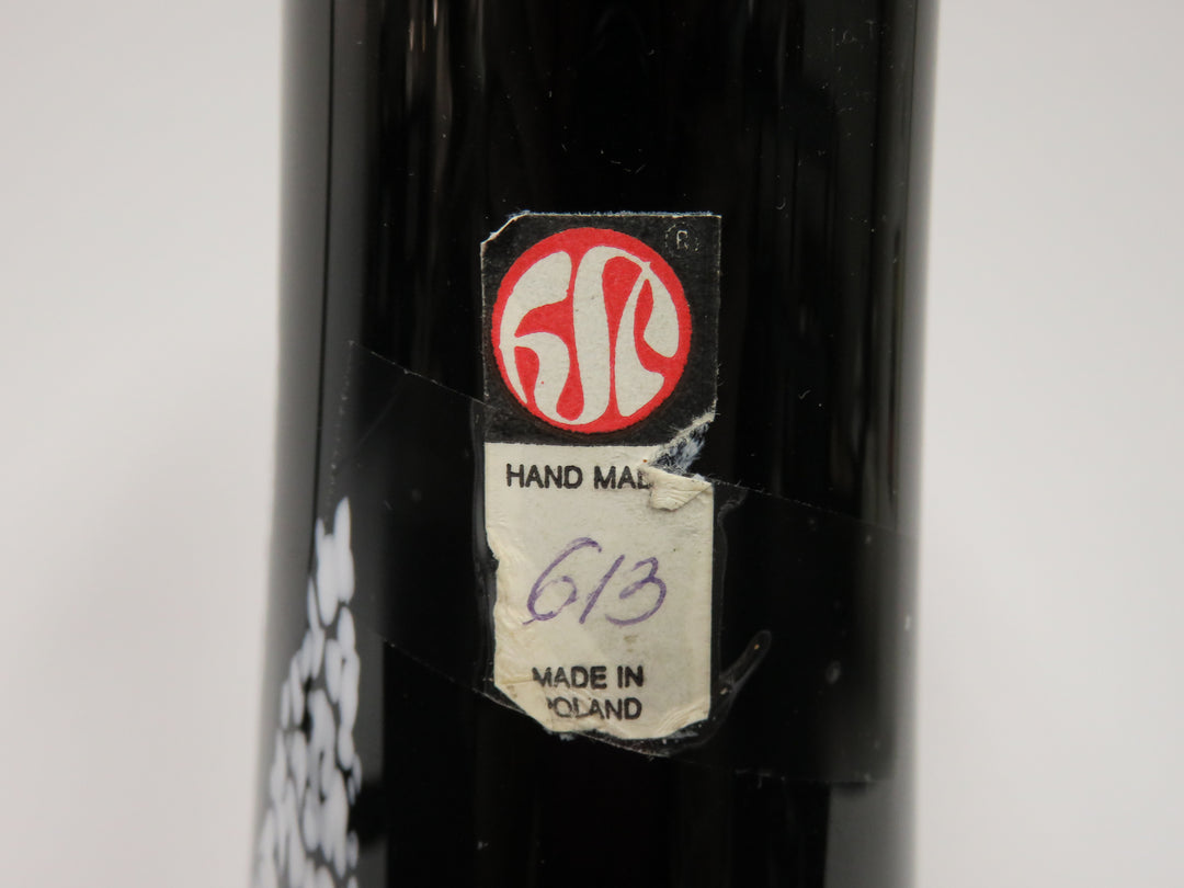 MCM Style Black Vase