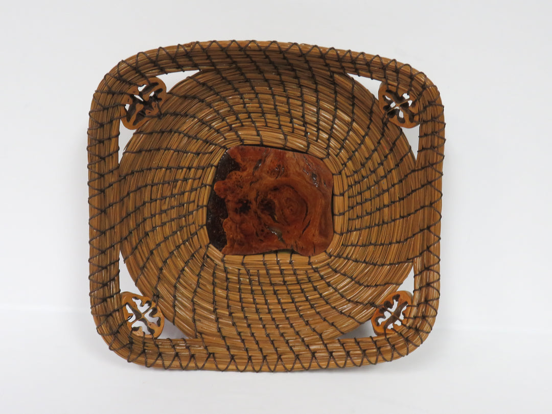 Coiled Pine Needle Dish