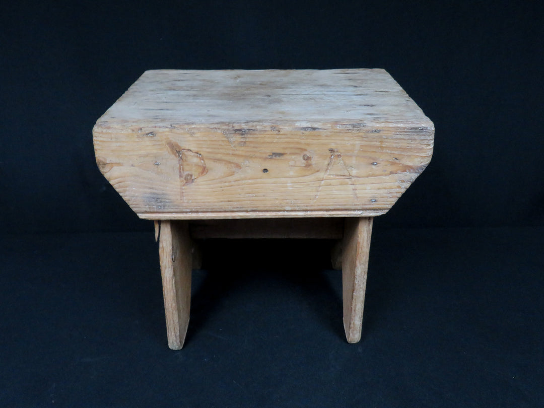 Rustic Wood Step Stool