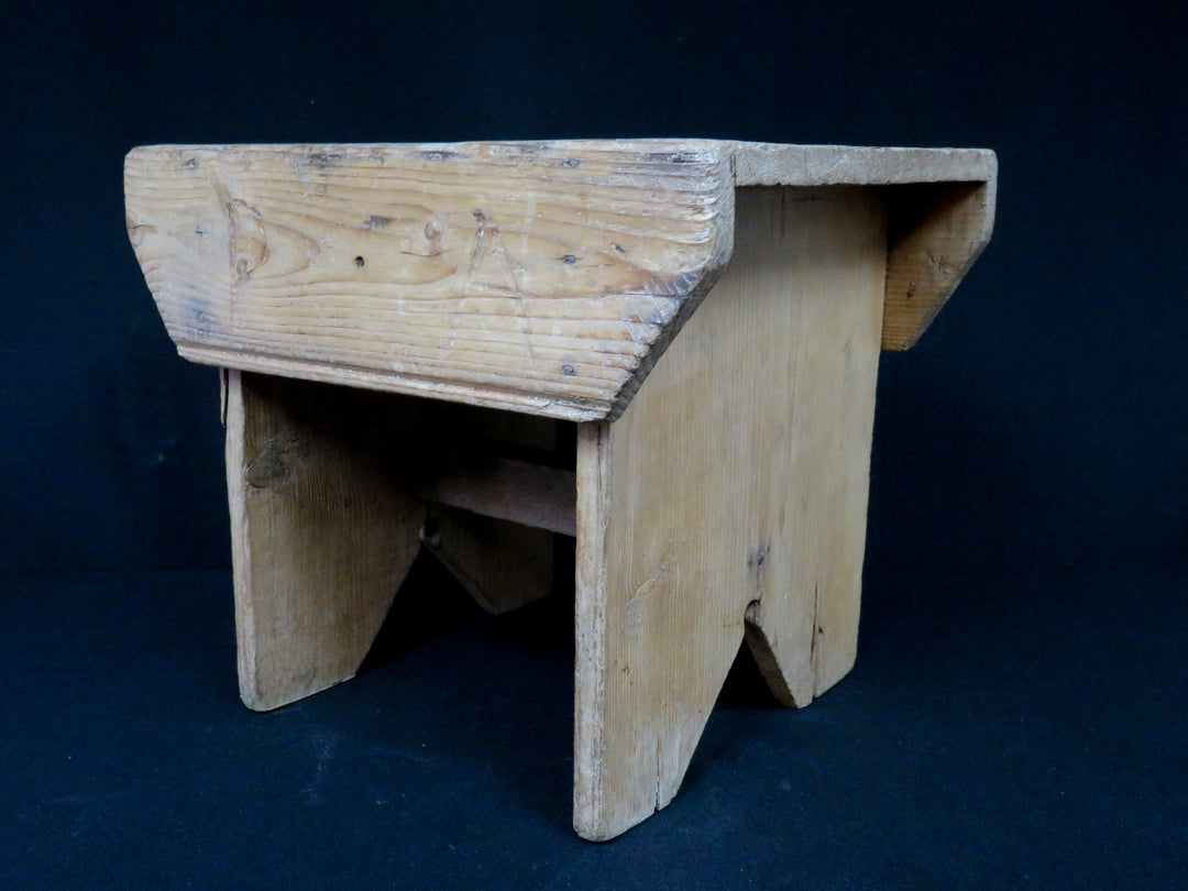 Rustic Wood Step Stool