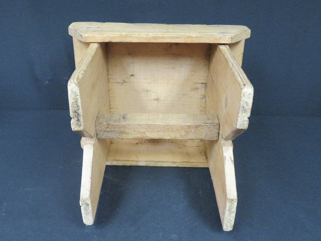 Rustic Wood Step Stool