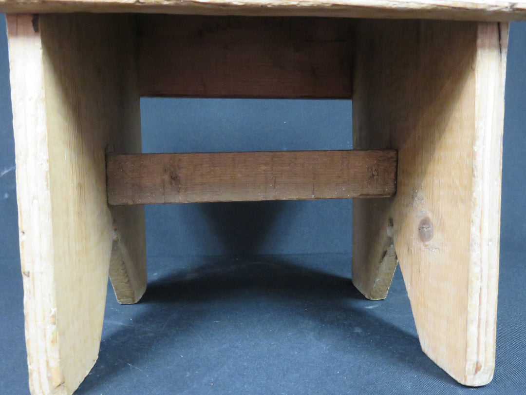 Rustic Wood Step Stool