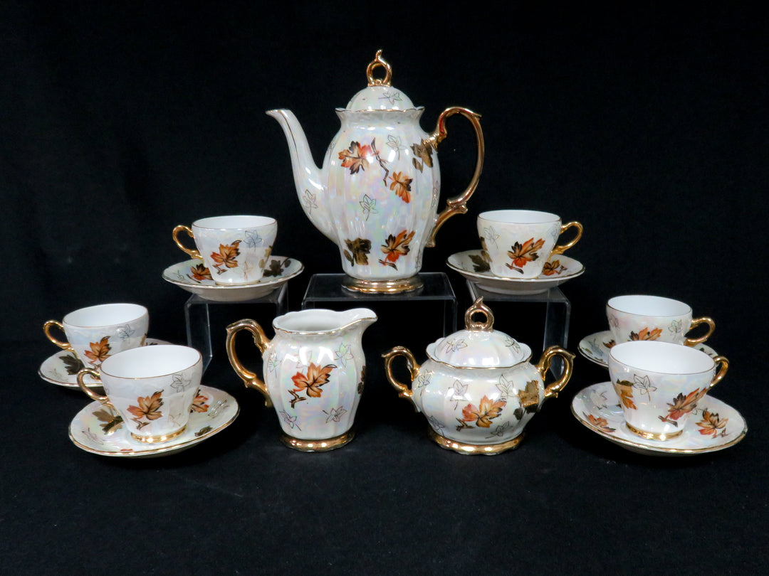 Lustreware Demitasse Set