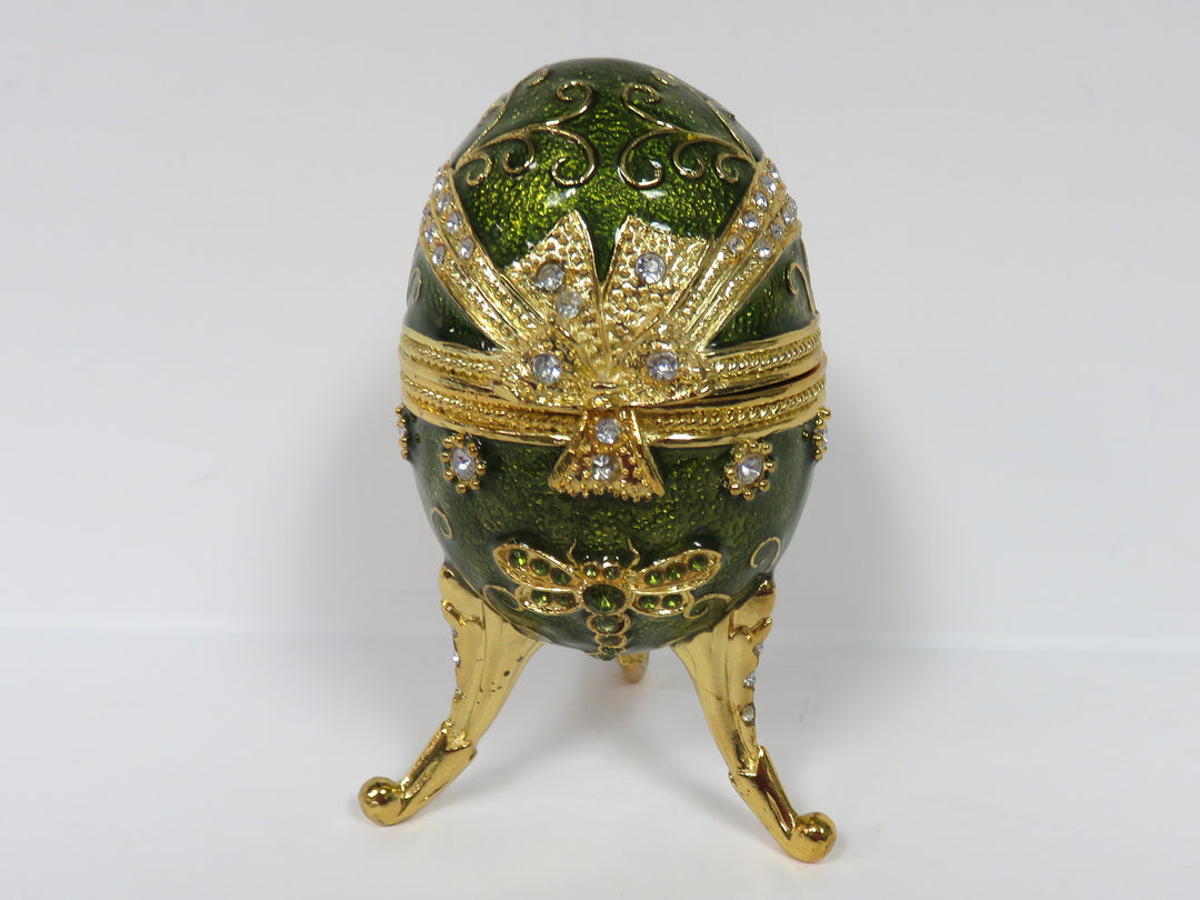 Enameled Musical Trinket Box