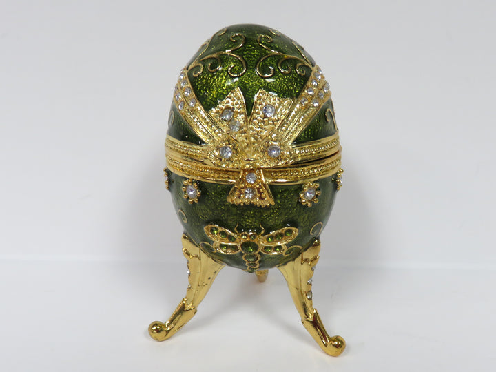 Enameled Musical Trinket Box