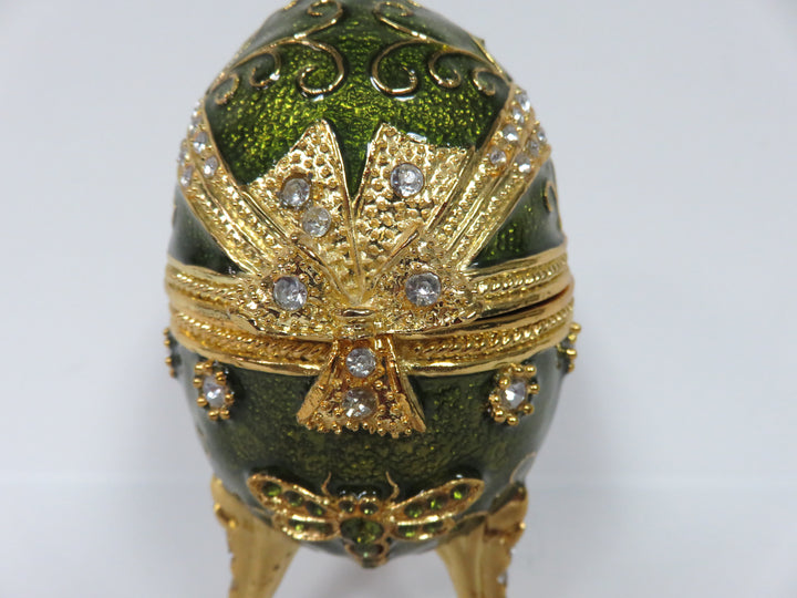 Enameled Musical Trinket Box