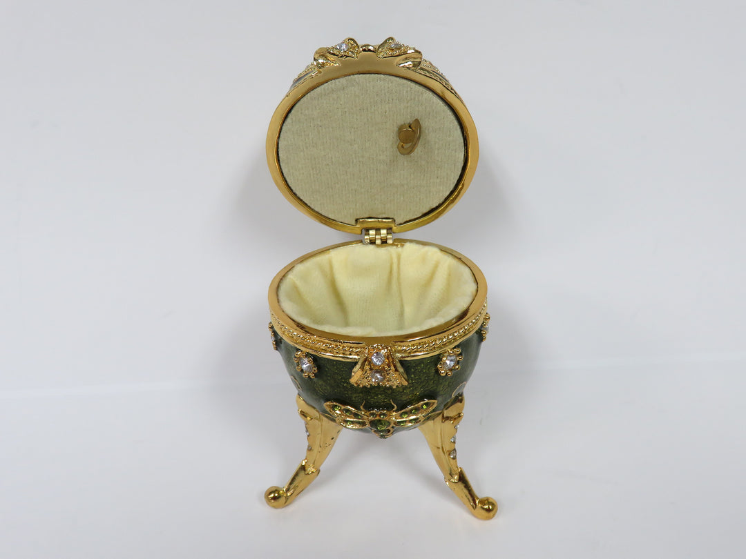 Enameled Musical Trinket Box