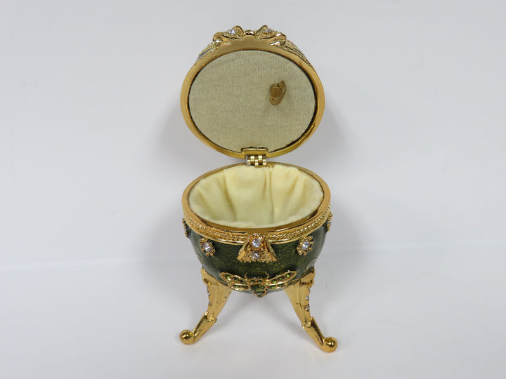 Enameled Musical Trinket Box