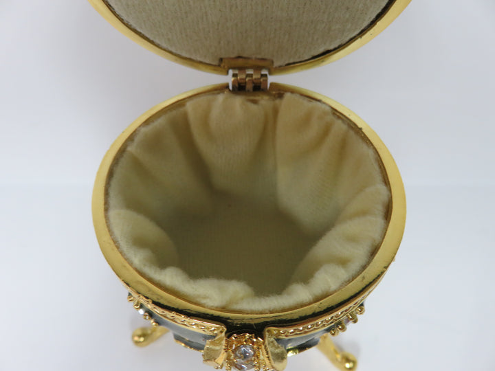 Enameled Musical Trinket Box