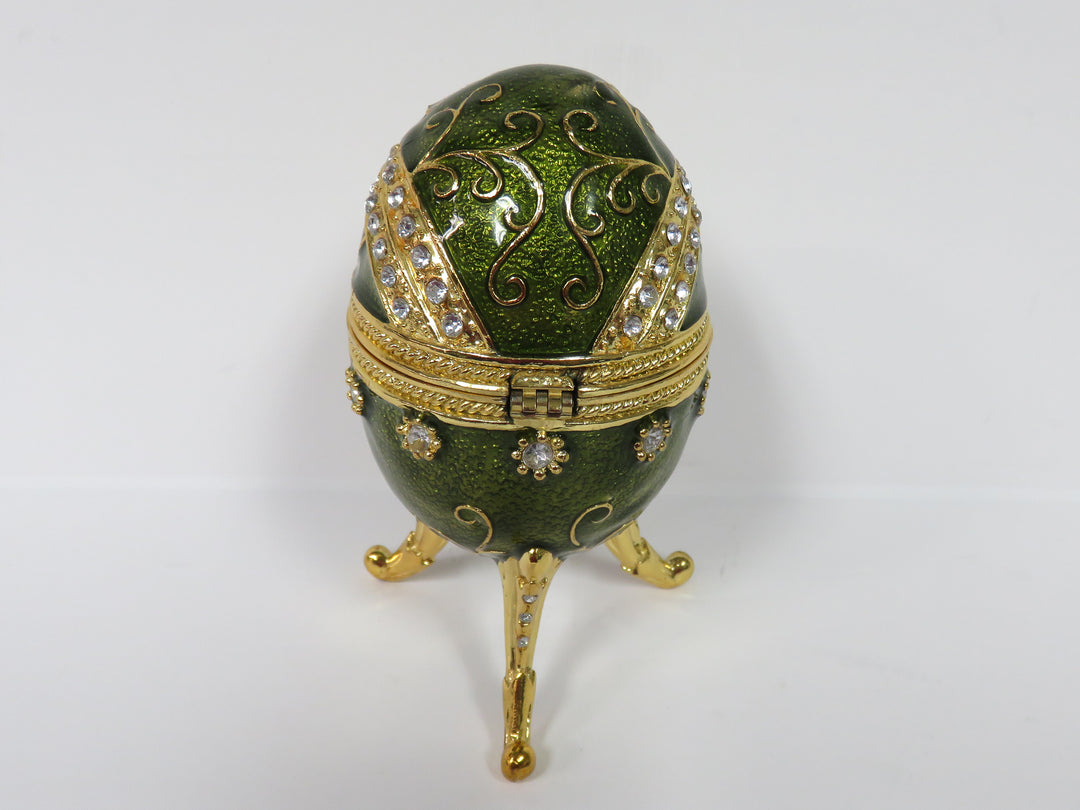 Enameled Musical Trinket Box