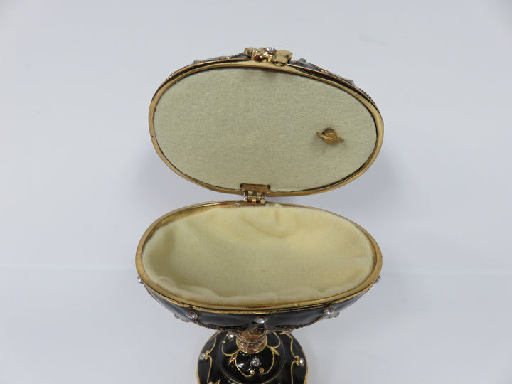 Enameled Musical Trinket Box