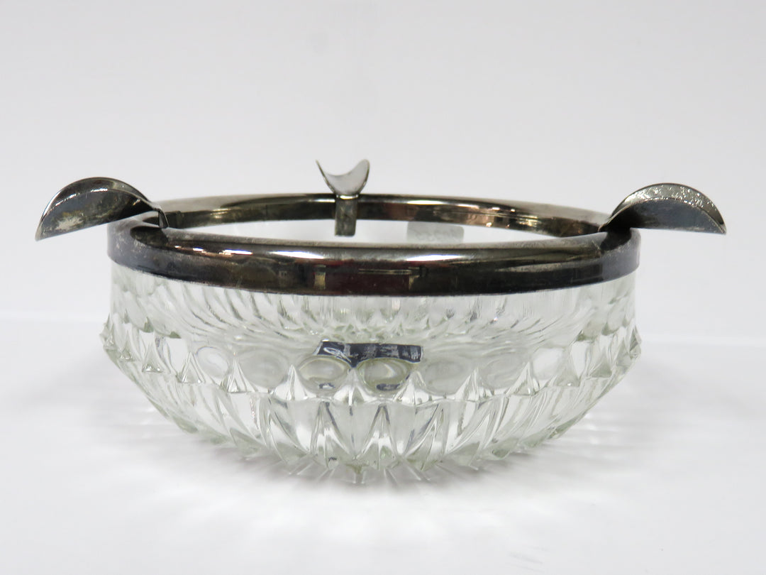 Silver Rim Ashtray