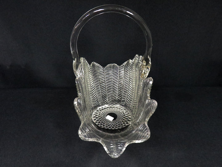 Feather Glass Basket