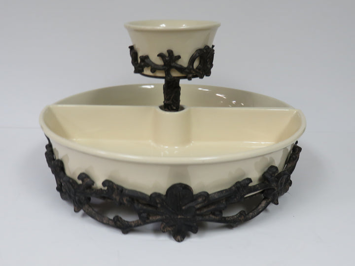 Acanthus Sectioned Serving Dish