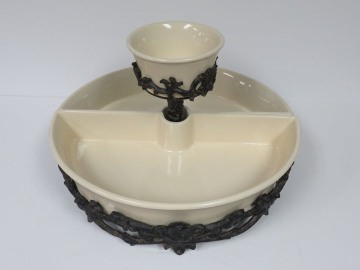 Acanthus Sectioned Serving Dish