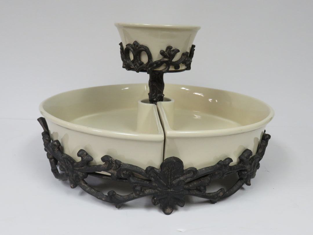 Acanthus Sectioned Serving Dish