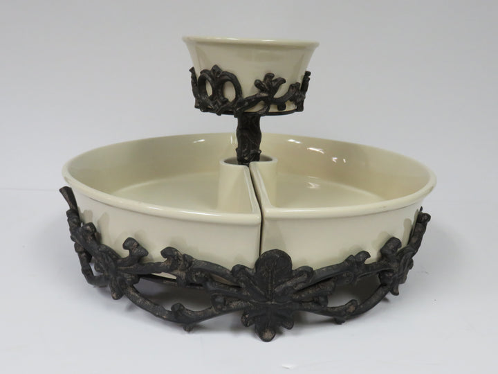 Acanthus Sectioned Serving Dish