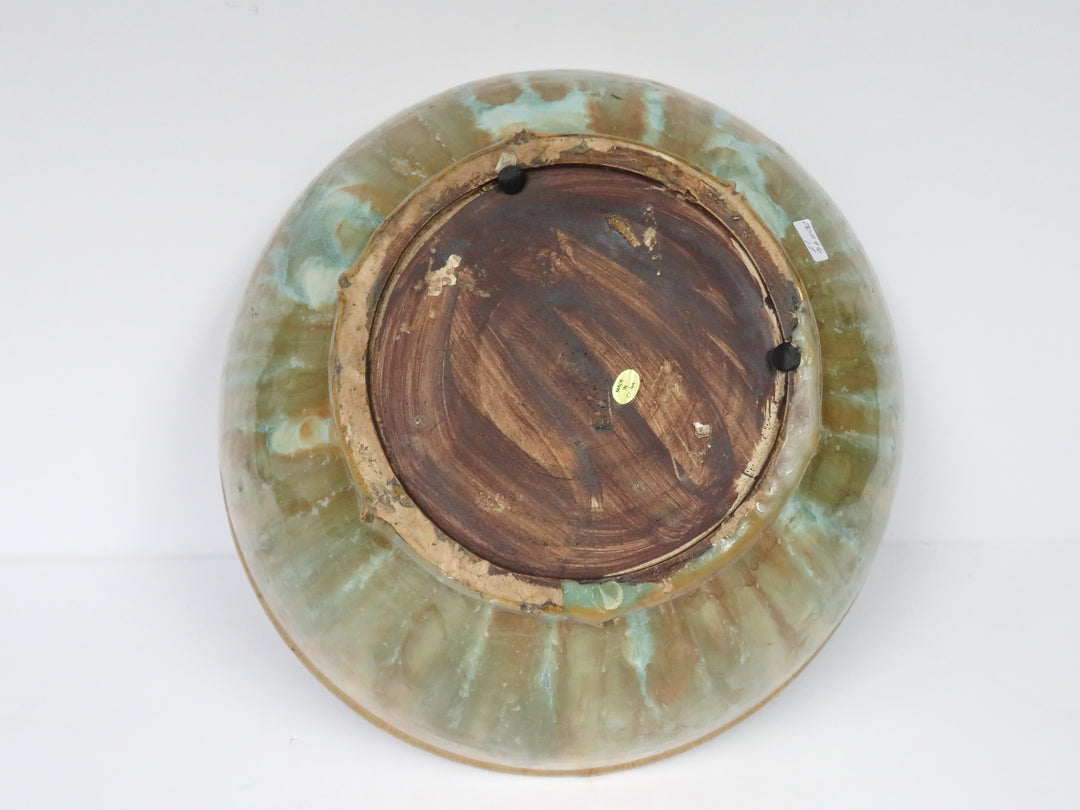 Bambbo Look Rimmed Bowl