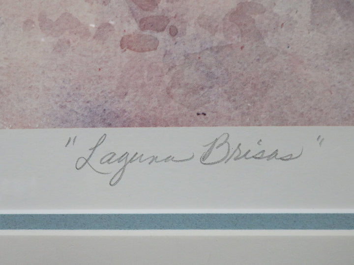 Laguna Brisas Signed Print