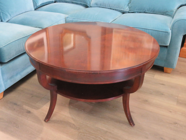 Round Cherry Coffee Table