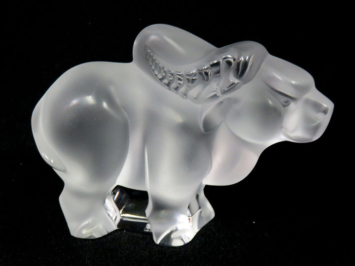 Lalique Buffalo-Ox Figurine