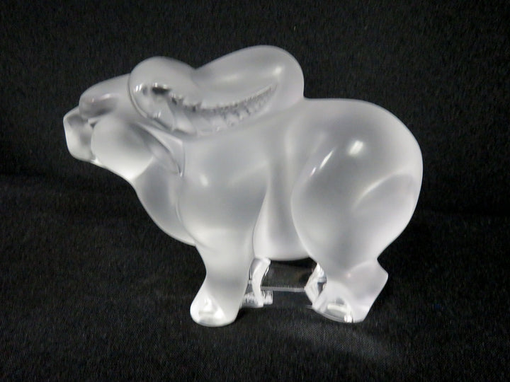 Lalique Buffalo-Ox Figurine