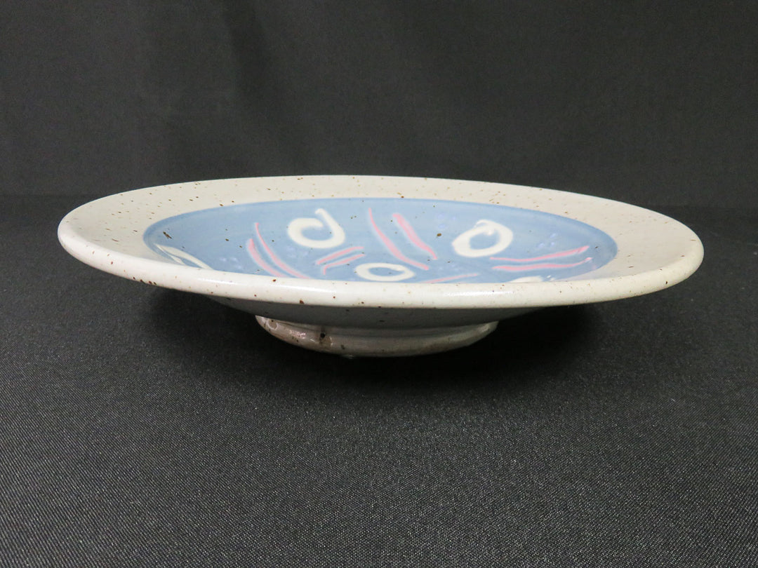 Hand Thrown Rimmed Bowl