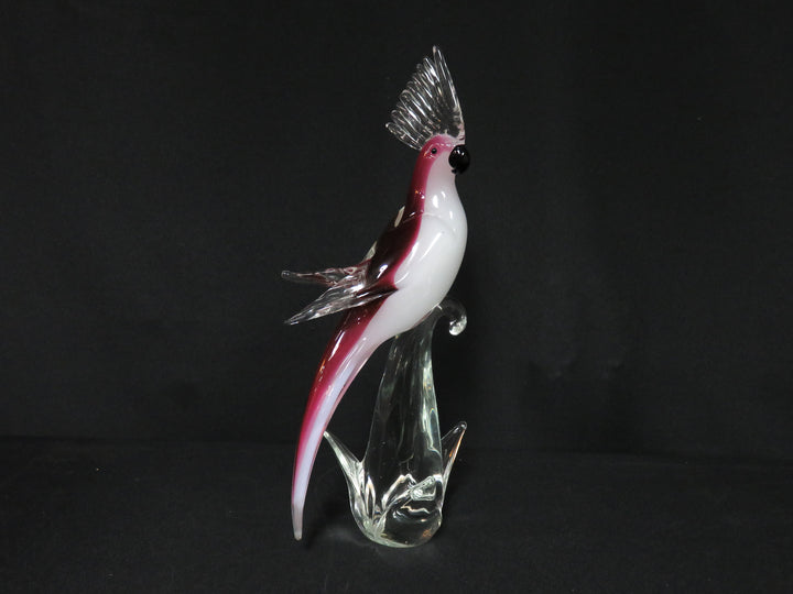 Formia Vetri Di Murano Cockatoo Figurine