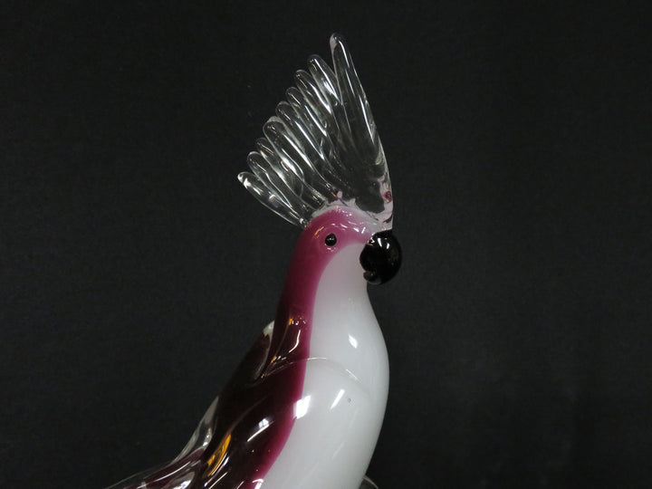 Formia Vetri Di Murano Cockatoo Figurine