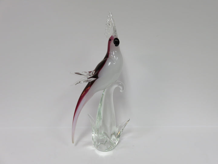 Formia Vetri Di Murano Cockatoo Figurine